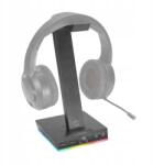 SPEEDLINK SL-800910-BK Excello megvilágított fejhallgató állvány, 3 portos Usb 2.0 hub (SL-800910-BK)