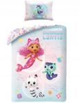 Halantex Gabby babaház sellő mintás ágyneműhuzata 100x135, 60x40 (100% pamut) (GAB-0136SBL)