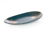 Eurofirany Tálca, Eurofirany, 33x16x4cm, türkiz/arany (397430)