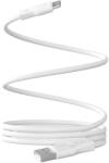 PURO Magnetic töltő- és adatkábel, USB-A-ról USB-C-re, 10W, 1m, Fehér