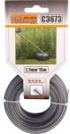 RICHMANN Fir rezerva motocoasa, trimmer cu insertie metalica, DUO, 2.7 mm x 15 m, Richmann Exclusive (C3673)