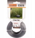 RICHMANN Fir rezerva motocoasa, trimmer cu insertie metalica, DUO, tip stea, 2.7 mm x 15 m, Richmann Exclusive (C3678)
