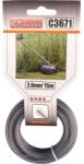 RICHMANN Fir rezerva motocoasa, trimmer cu insertie metalica, DUO, 2 mm x 15 m, Richmann Exclusive (C3671)