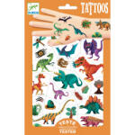 DJECO Tatuaje metalice Djeco, Dinozauri