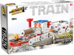 Construct It Kit STEM Locomotiva cu aburi și doua vagoane, nivel intermediar