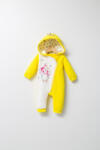 Tongs baby Salopeta pentru bebelusi de iarna Pinguins, Tongs baby (Culoare: Galben, Marime: 6-9 luni) (tgs_4531_6)