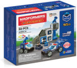 Clics Toys Set magnetic Magformers, Uimitorul set de politie