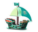 DJECO Corabia piratilor Djeco macheta 3D