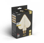 Avide LED Jumbo Filament Love Amber 4.9W E27 2200K Fényerőszabályzós (ABLJFA-4-9W-LOV) - everyo