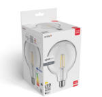 Avide Value LED G125 Filament Globe E27 12W WW 3000K (ALG125F-E27-WW-12W)