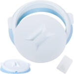 Verk Group Praktikus szemeteszsák-tartó szívókorongos rögzítéssel, fedéllel (24198)