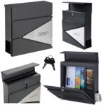 LEAN Antracit postásláda A4-es méretben (26729)