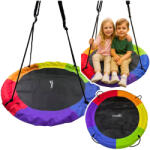 LEAN Toys Leansport Fésűs hintó 100 cm, fekete/színes (26661)