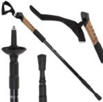 VERK GROUP Fekete Nordic Walking trekking bot, kork markolattal (14010_CZ)