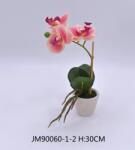 BackHomeLiving Műorchidea mix 3 színben, 30 cm (HID4849)