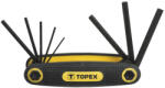TOPEX Imbuszkulcs készlet 8db, 1.5-6mm (35D958)