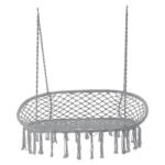 GardenLine Kétszemélyes függőszék - Szürke (HAM5177)