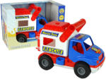 Wader Polesie kék és fehér mentőautó, ConsTruck, 1 éves kortól (9866)