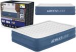Bestway AlwayzAire antibakteriális felfújható matrac, 203 x 152 x 46 cm, beépített kettős pumpával (21809)