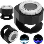 VERK GROUP Lupa Mikroszkóp 30x Nagyítás, LED és UV Világítással, Hordozható (09179)