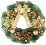 Verk Group Karácsonyi Dekoratív Koszorú 40cm - Ajtóra és Falra (26196)