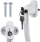 Malatec Iso Trade Zárható Ablak- és Balkonajtó Kilincs Gyermekbiztonsági Funkcióval, Fehér (00023438)