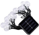 VERK GROUP Kerti napelemes fényfüzér - 20 LED - Színes (12298_20)