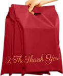 Real Piros Kurír Táska Köszönöm Felirattal, Fogantyúval 500 x 600 + 70 mm 50 db (RC087)