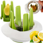 Verk Group Multifunkcionális kézi gyümölcsszeletelő 8 részes, biztonságos és könnyen tisztítható (07277)