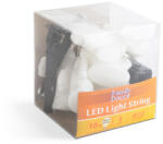 Family LED szolár fényfüzér - szellem - 10 LED - 1, 1 méter - melegfehér (58222B) - getitnow