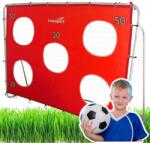 LEAN Toys Labdarúgó kapu célponttal, 213x152x75 cm (26656)