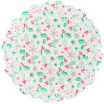 Family Karácsonyi, papír tányéralátét - 26, 5 cm - 10 db / csomag (58698)