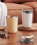 Verk Group 350 ml-es önkeverő acél termoszpohár hideg és meleg italokhoz, USB-s (07375)