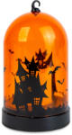 Family Halloween-i LED dekor - narancs - 3 x AAA - 8 x 12, 5 cm (56570A)