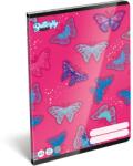Lizzy Card Lollipop Butterfly 22967515 FSC A5 40 lapos tűzött vonalas füzet (18938) - bestbyte