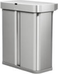 simplehuman Dual Sensor 58 L (34/24) - Rozsdamentes acél