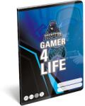 Lizzy Card Bossteam Gamer 4Life 22966101 FSC A5 16-32 tűzött vonalas füzet (18890) - officedepot