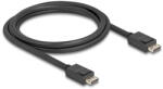 Delock DisplayPort kábel 16K 60 Hz 80 Gbps 1, 8 m (81175) - flylite