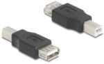 Delock USB 2.0 adapter B-típusú USB apa A-típusú USB anya (67199) (67199) - flylite