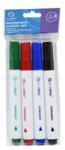 BLUERING Alkoholos marker készlet, 3mm, kerek hegyű 4-es készlet BlueringR (BLUERING_JJ20523B4ROUND) (BLUERING_JJ20523B4ROUND)