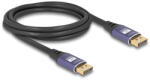 Delock DisplayPort kábel 8K 60 Hz 2 m lila fém (80601) (80601) - flylite