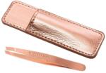Tweezerman Mini Slant Tweezer & Case - Schräg mit Etui, Rose Gold Női