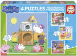 Educa 4 az 1-ben puzzle (12, 16, 20, 25) - Peppa (20326) (20326)