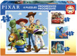 Educa 4 az 1-ben puzzle (12, 16, 20, 25) - Disney Pixar (19681) (19681)