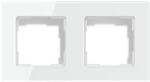 Avatto 2 aljzat TS20 világításkapcsoló keret (fehér) (TS20-Frame-W2) - scom