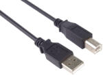 PremiumCord USB 2.0 AM-BM nyomtató kábel 2m (KU2AB2BK) (KU2AB2BK)