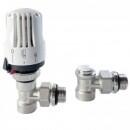Purmo - Set robinet termo+cap+retur coltar 1/2