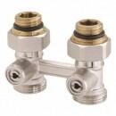 Purmo Robinet drept tip H cu adaptor 3/4-1/2