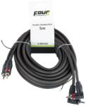 Four Connect Cablu RCA Four Connect, 4-800160, Basic, 5.0 METRI, 2 canale