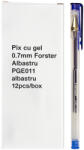 Forster Set 12 pixuri cu gel Forster 0.7 mm, Albastru (SD-6166/ALBASTRU-12)